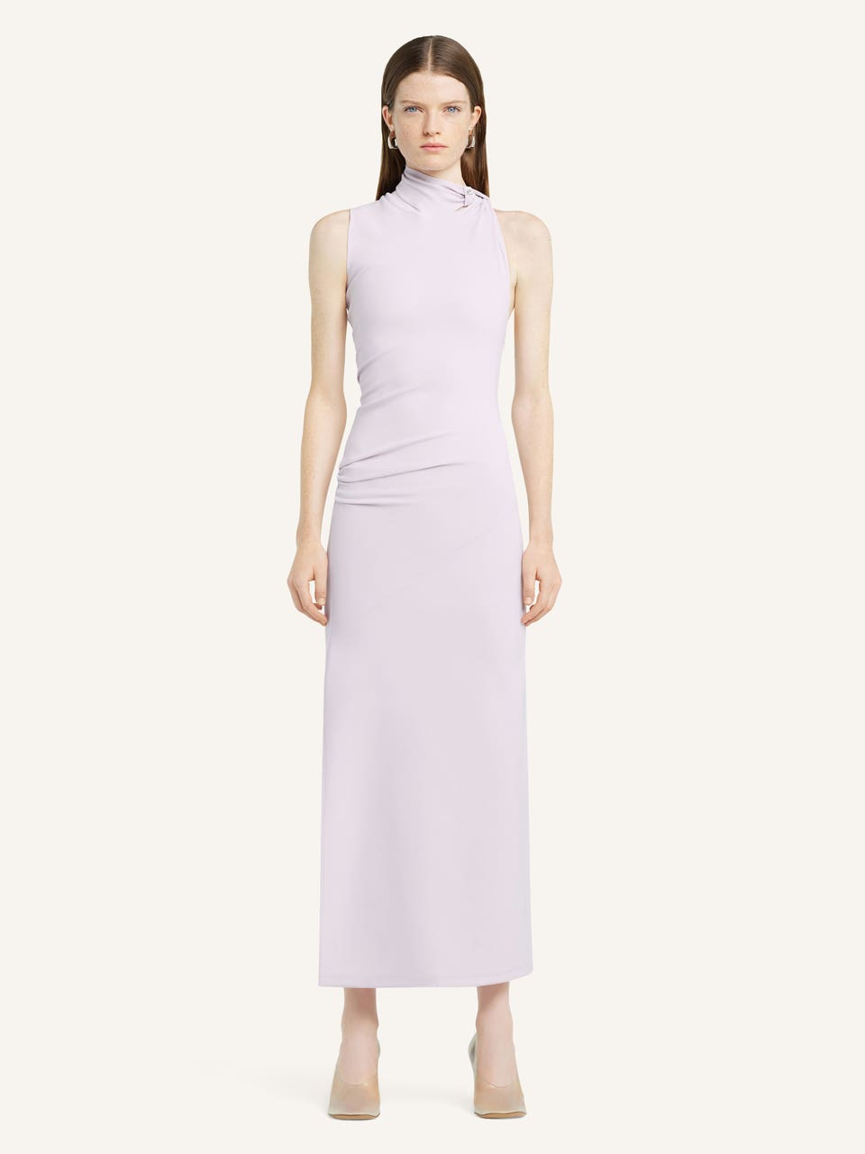 Courrèges ROBE LONGUE DRAPÉE