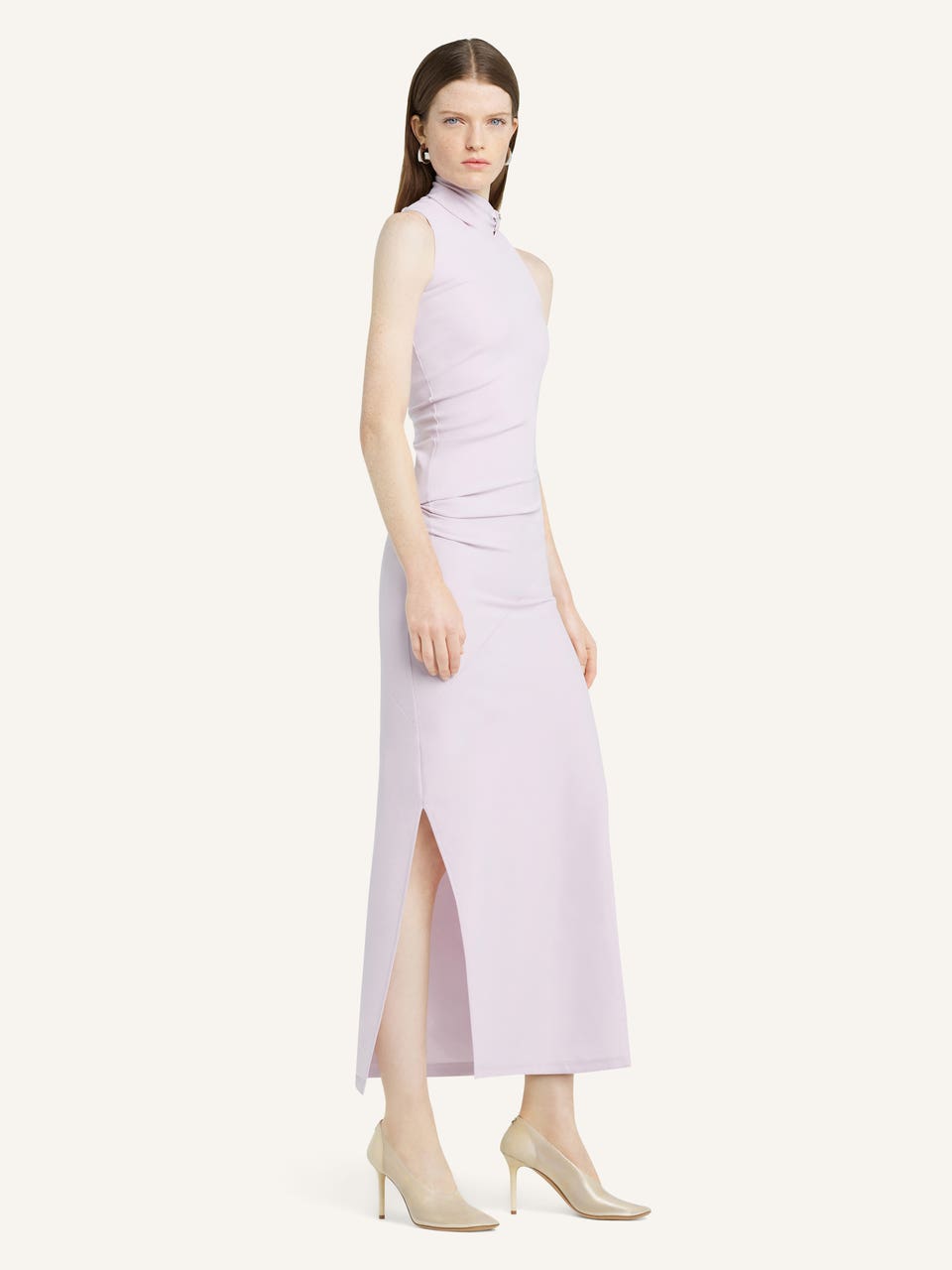 Courrèges ROBE LONGUE DRAPÉE