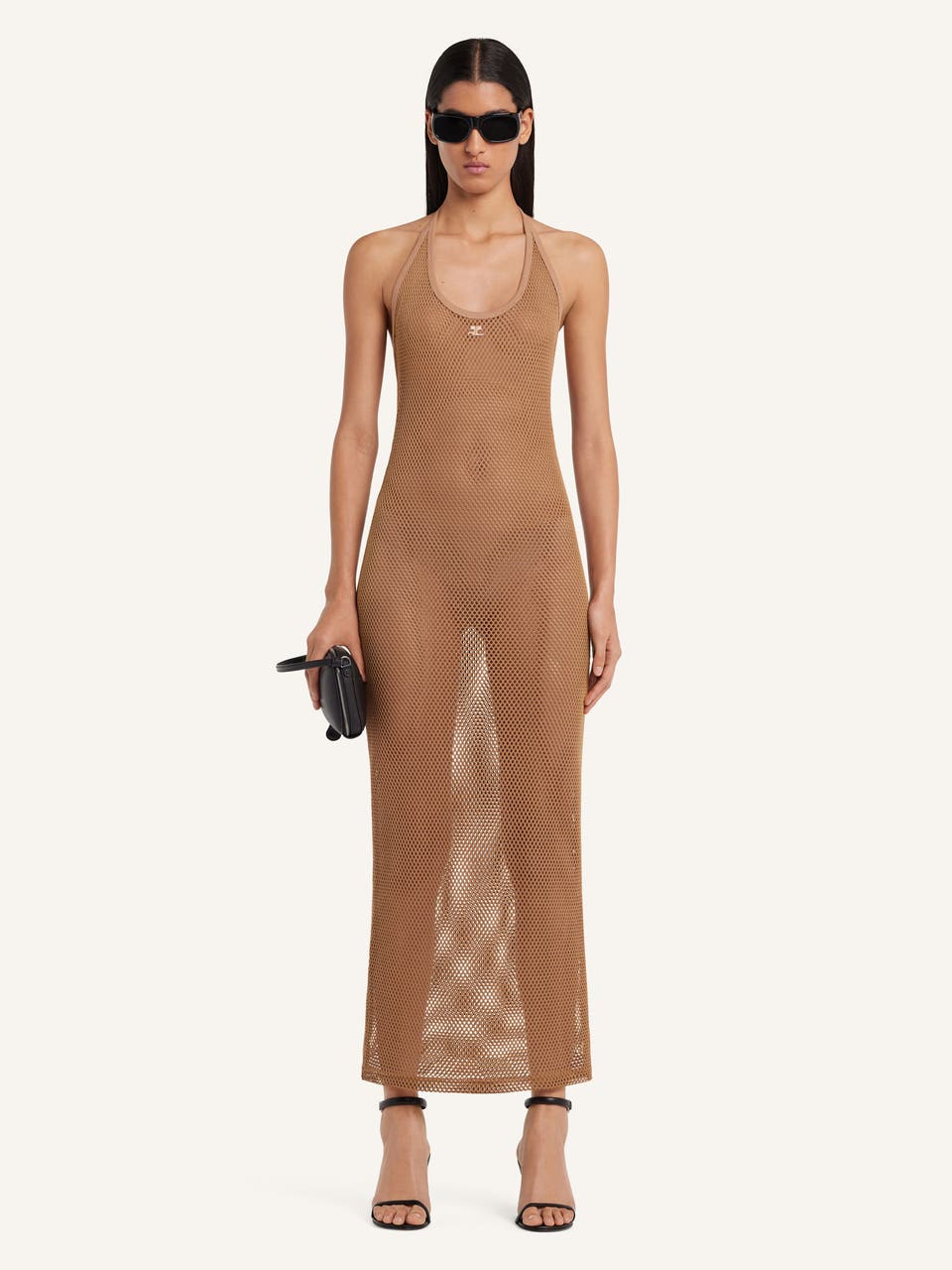 Courrèges ROBE LONGUE HOLISTIQUE EN MESH