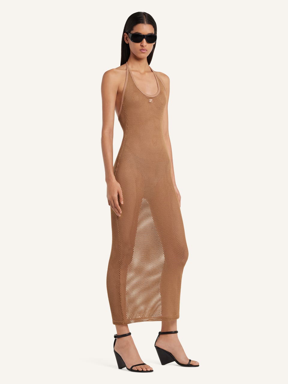 Courrèges ROBE LONGUE HOLISTIQUE EN MESH