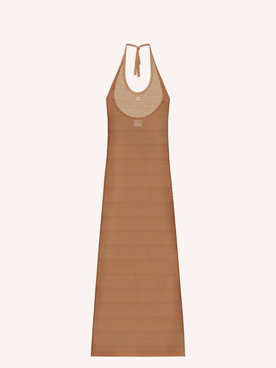 courrèges ROBE LONGUE HOLISTIQUE EN MESH