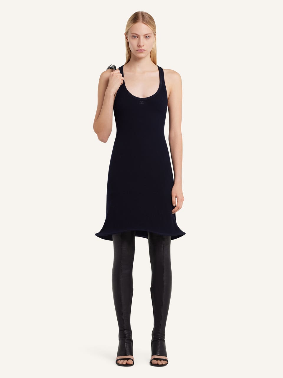 Courrèges ROBE MÉDUSE EN MAILLE