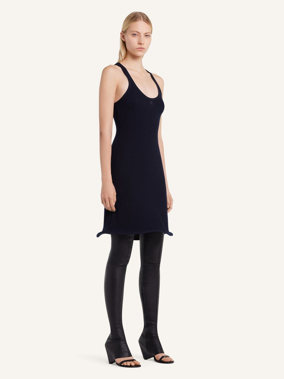 Courrèges ROBE MÉDUSE EN MAILLE