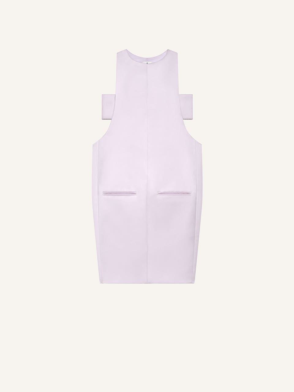 courrèges ROBE SCUBA HÉRITAGE EN SATIN