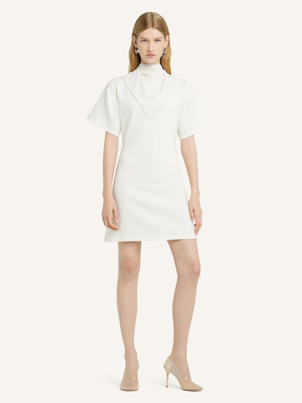 Courrèges ROBE TRAPÈZE FOULARD