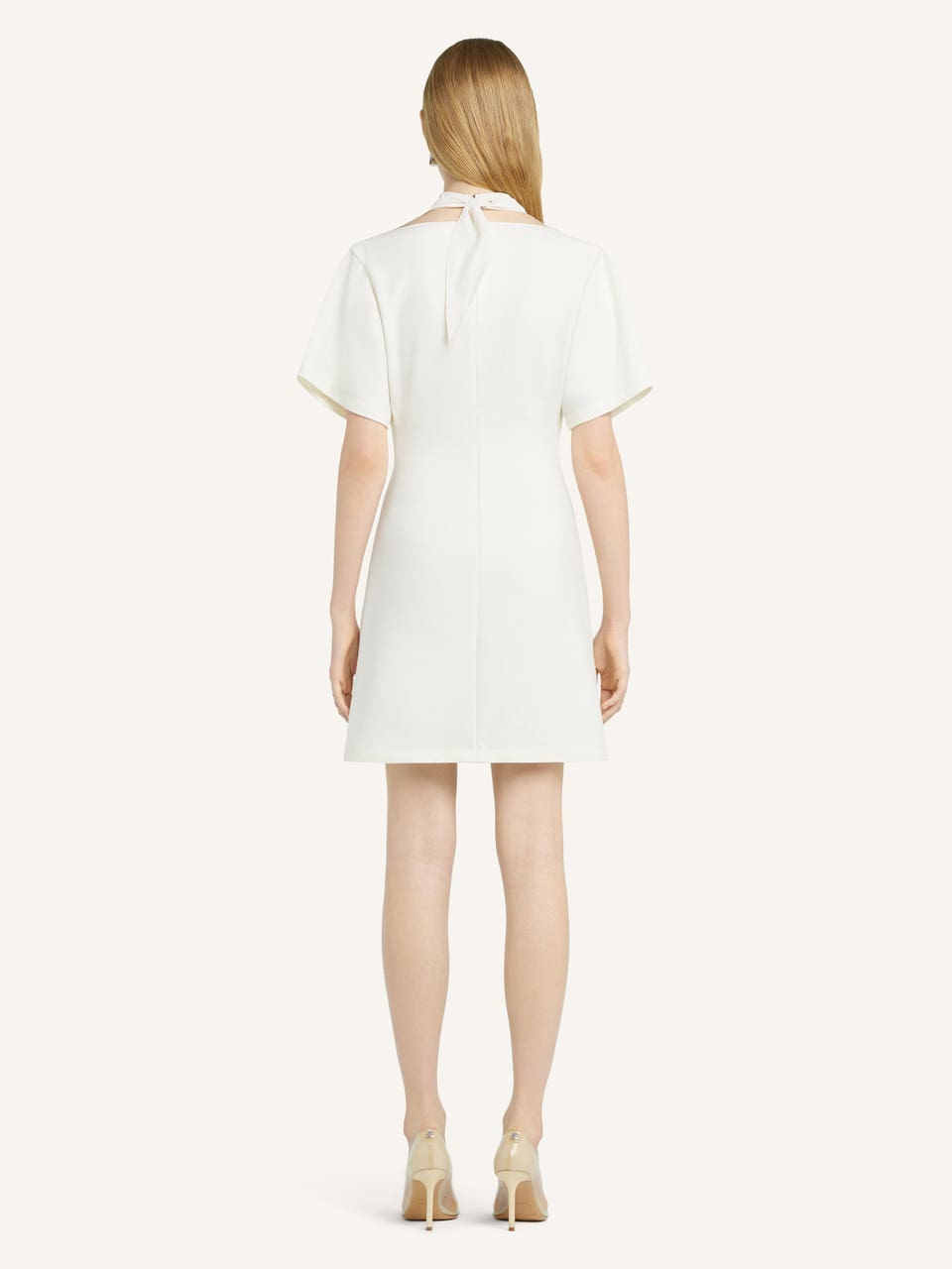 Courrèges ROBE TRAPÈZE FOULARD