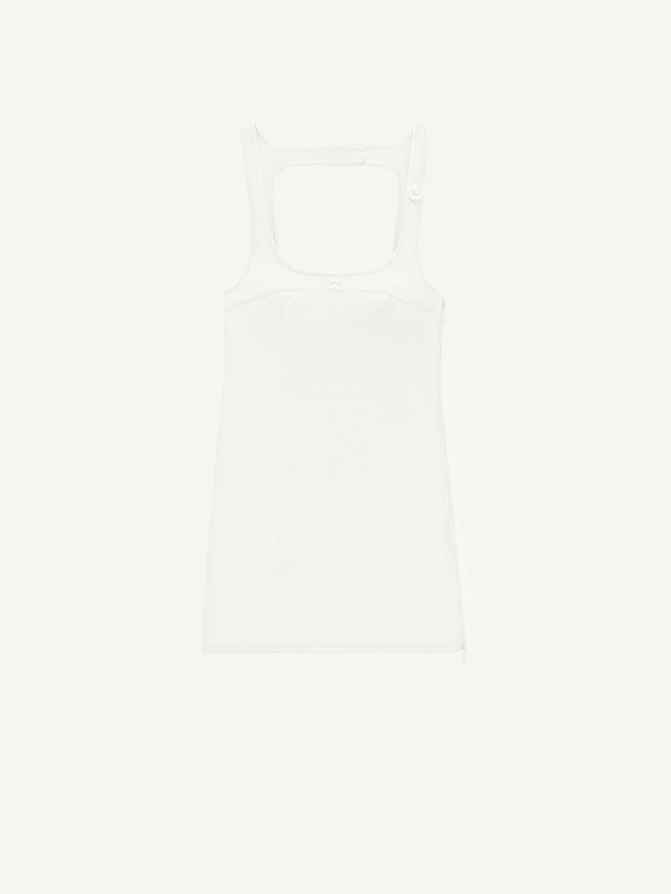 courrèges ROBE TRAPÈZE RÉÉDITION EN VINYLE