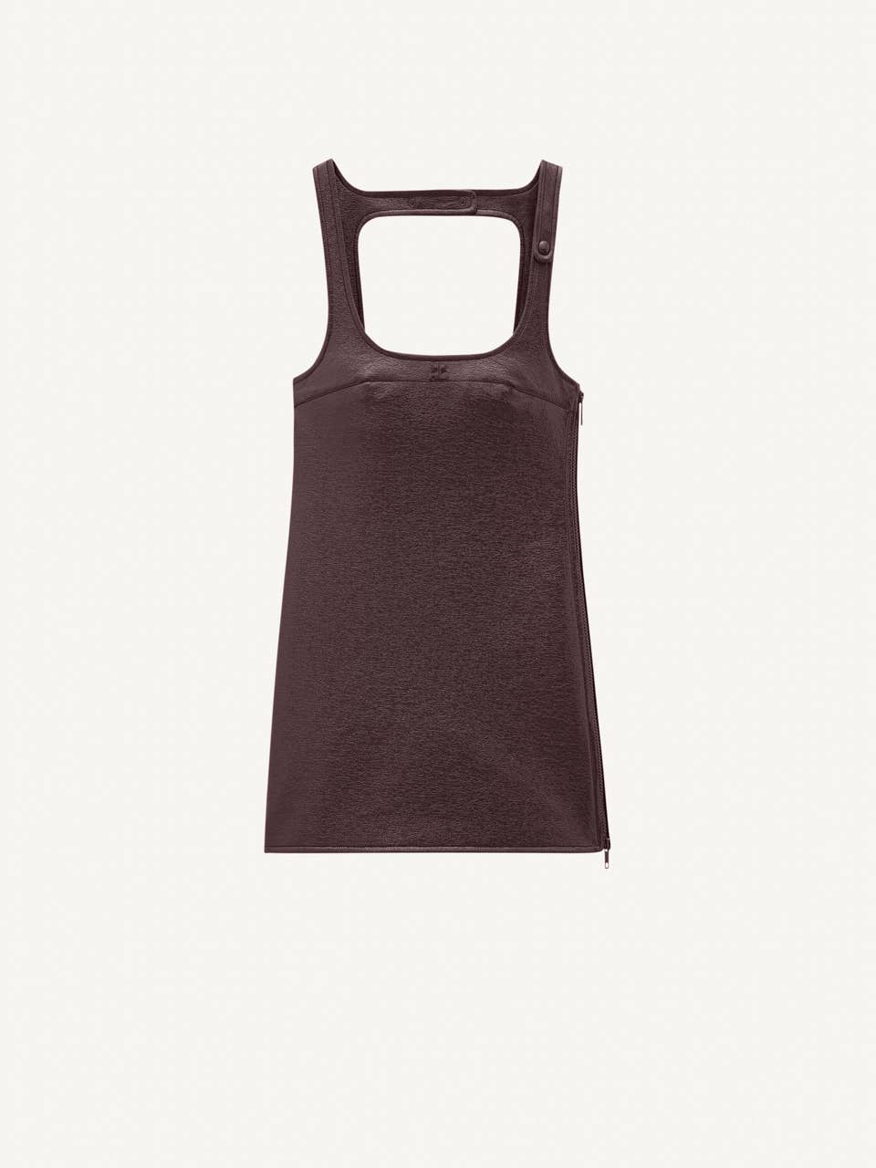 courrèges ROBE TRAPÈZE RÉÉDITION EN VINYLE