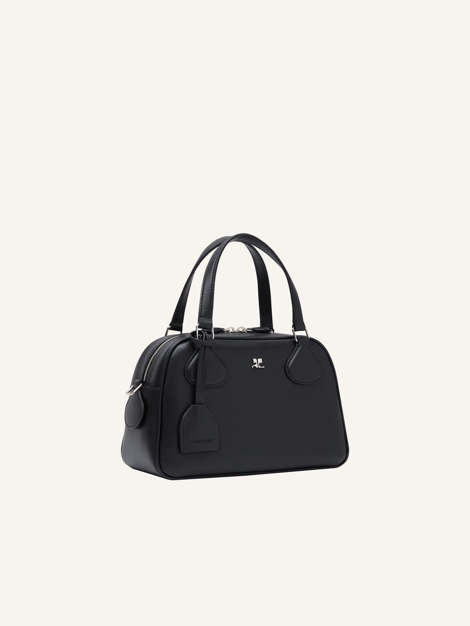 Courrèges SAC BOWLING AC EN CUIR LISSE