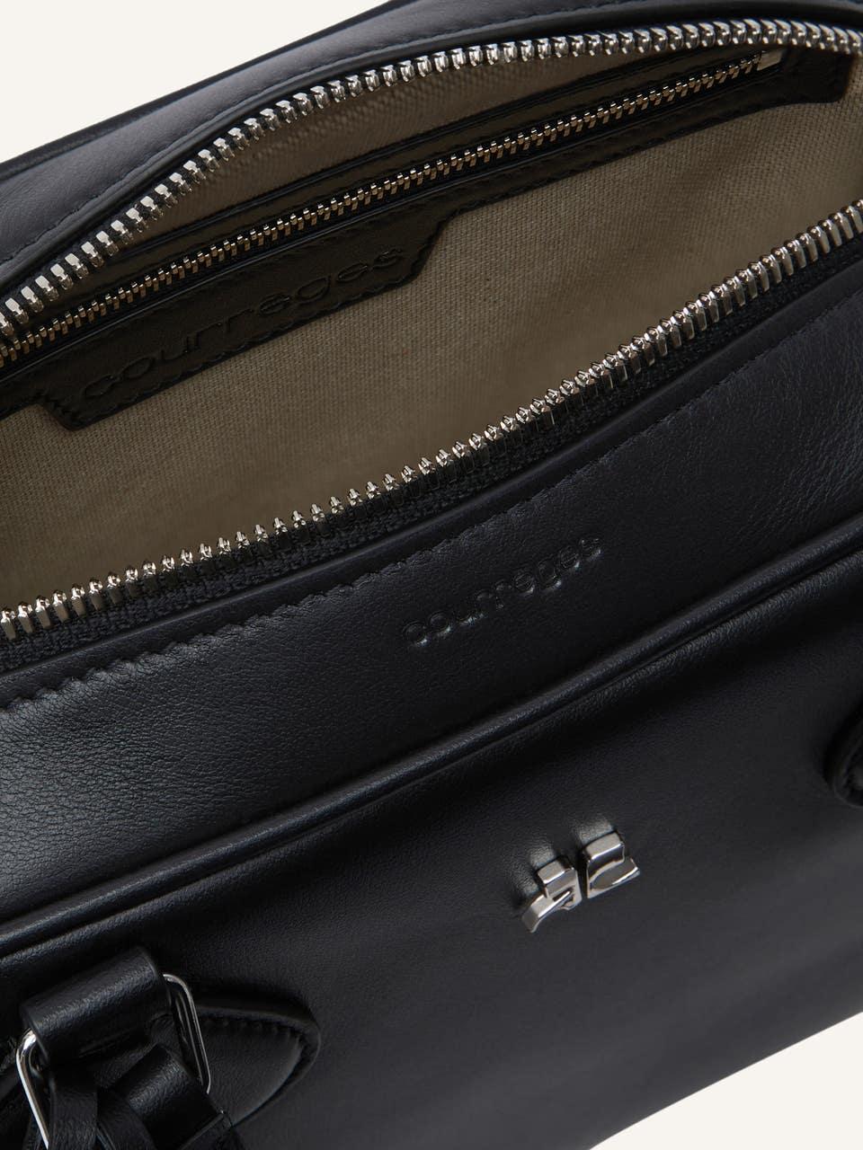 Courrèges SAC BOWLING AC EN CUIR LISSE