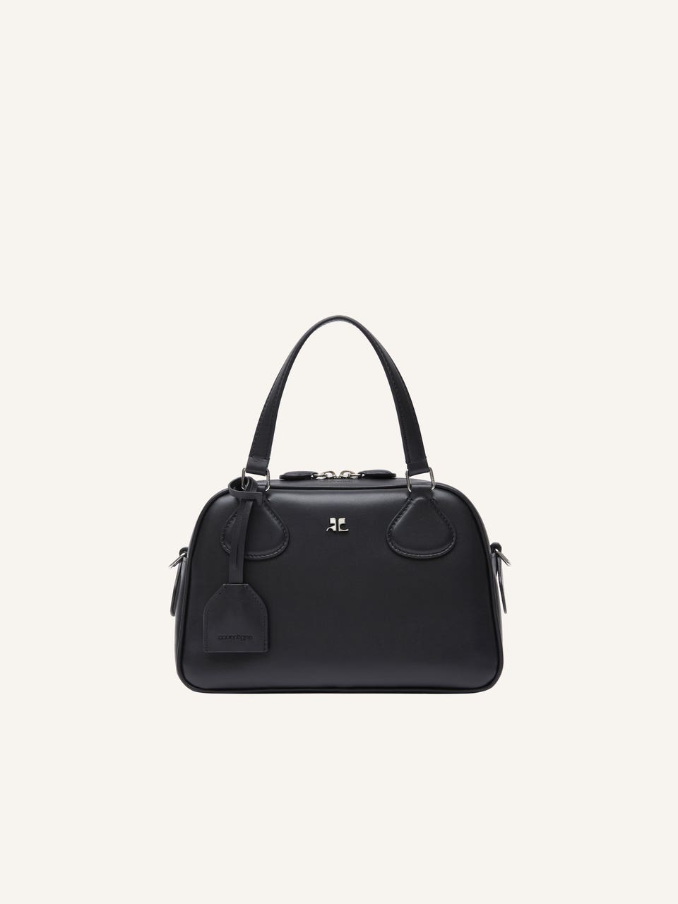 courrèges SAC BOWLING AC EN CUIR LISSE