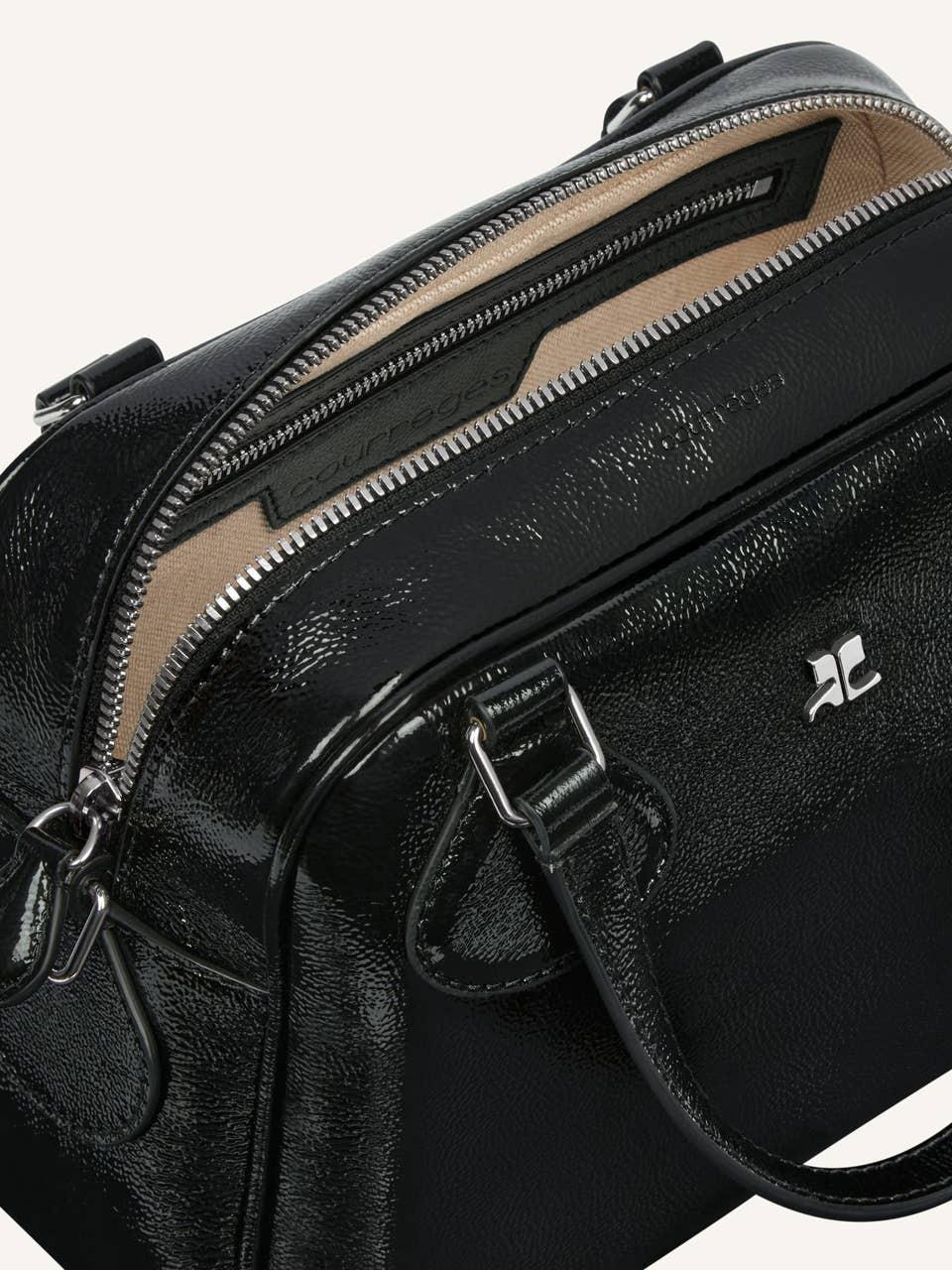 Courrèges SAC BOWLING AC EN CUIR NAPLACK