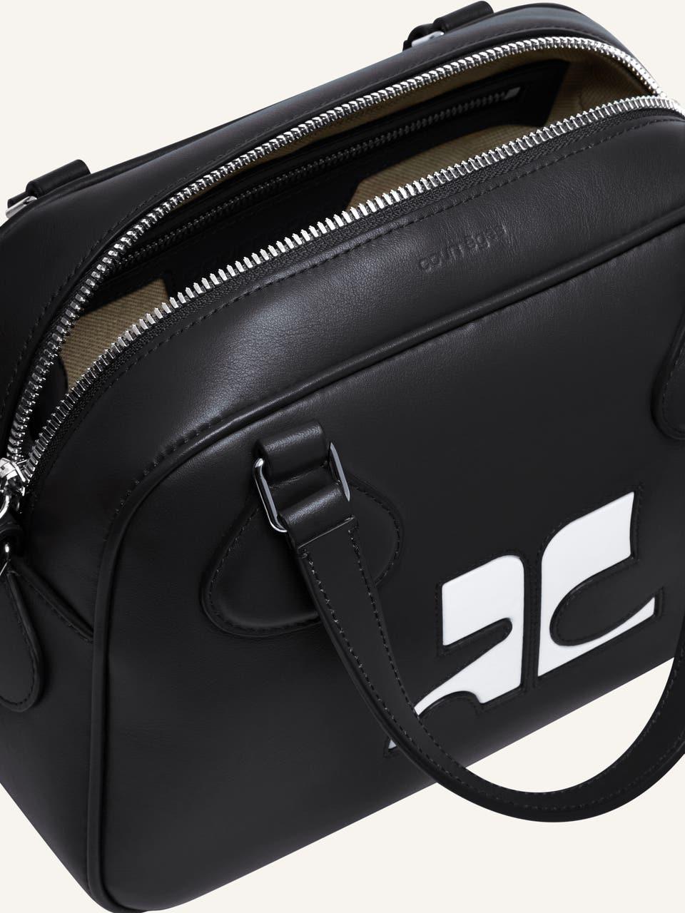 Courrèges SAC BOWLING RÉÉDITION EN CUIR LISSE