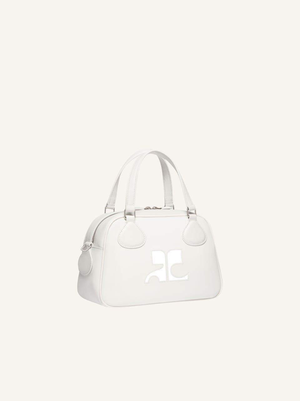 Courrèges SAC BOWLING RÉÉDITION EN CUIR LISSE