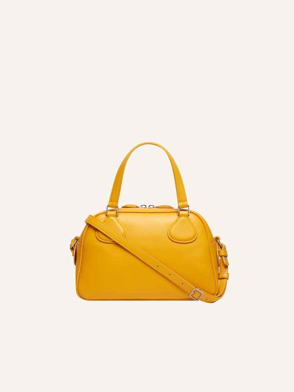 Courrèges SAC BOWLING RÉÉDITION EN CUIR LISSE