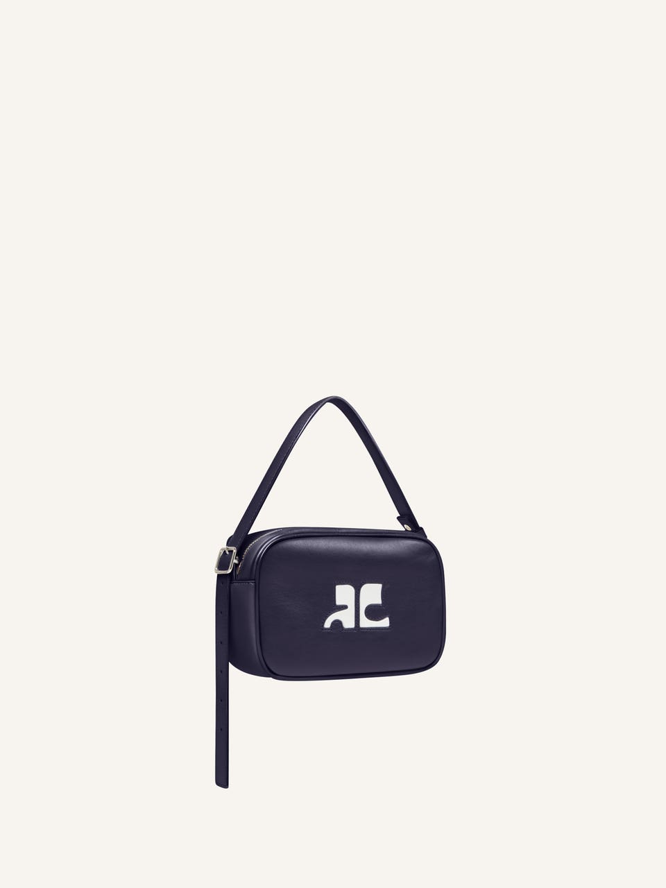 Courrèges SAC CAMERA RÉÉDITION EN CUIR LISSE