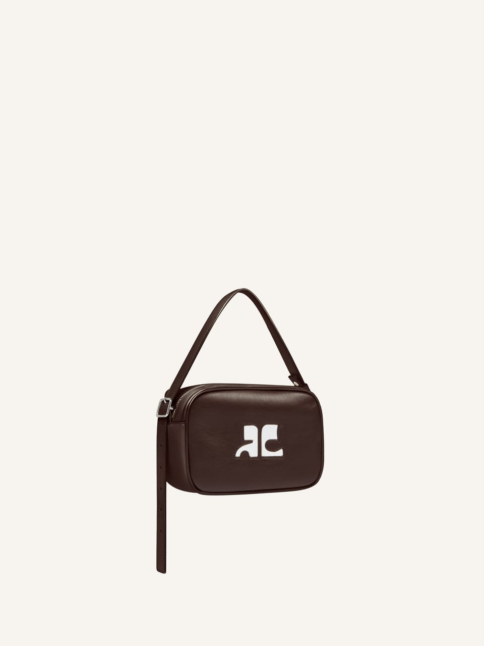 Courrèges SAC CAMERA RÉÉDITION EN CUIR LISSE