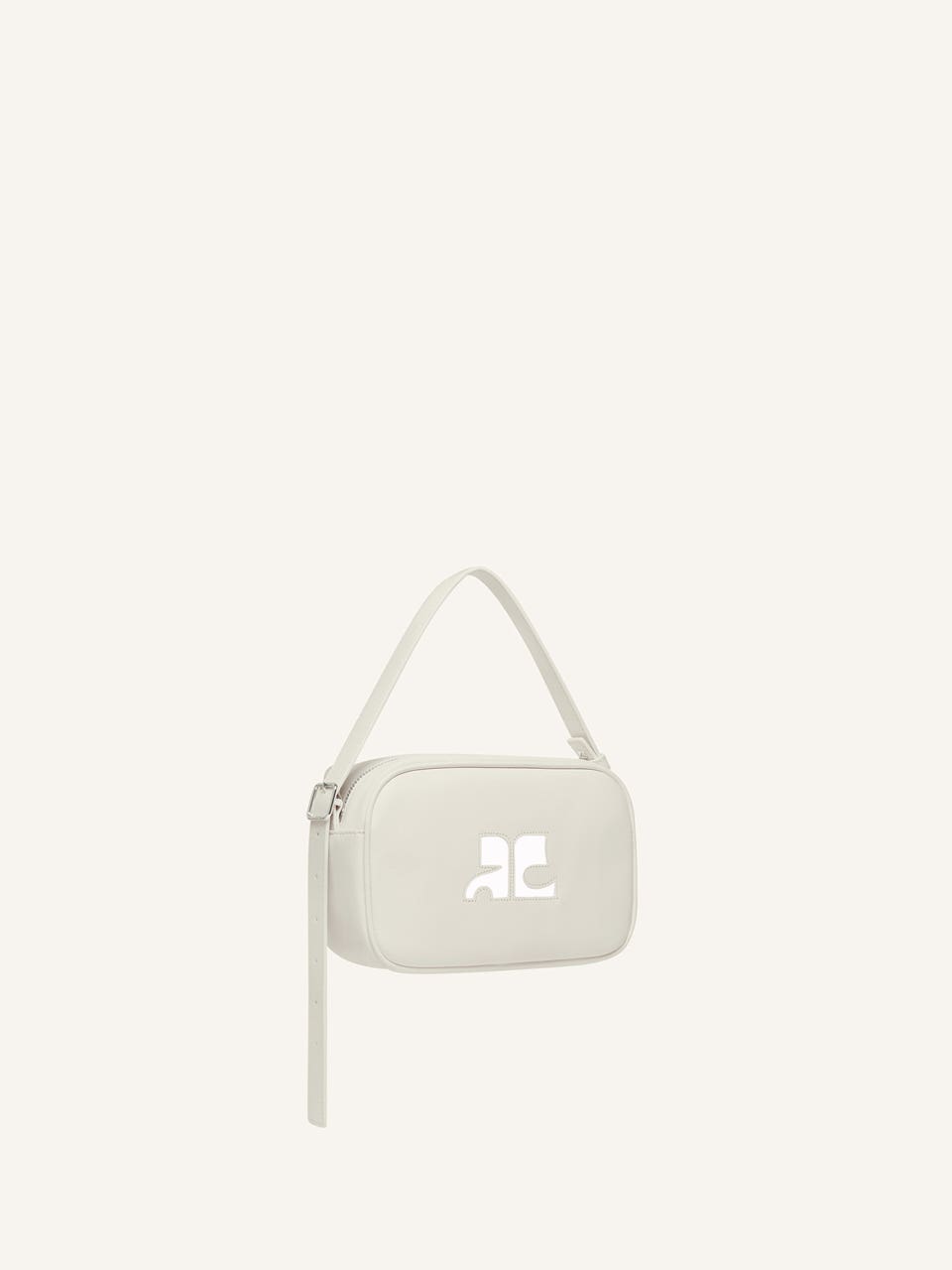 Courrèges SAC CAMERA RÉÉDITION EN CUIR LISSE