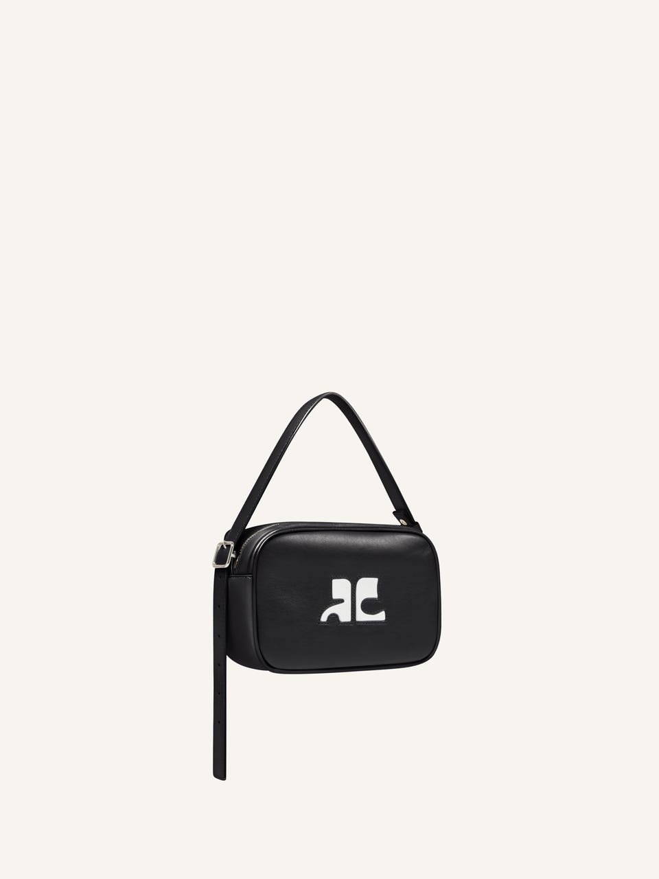 Courrèges SAC CAMERA RÉÉDITION EN CUIR LISSE