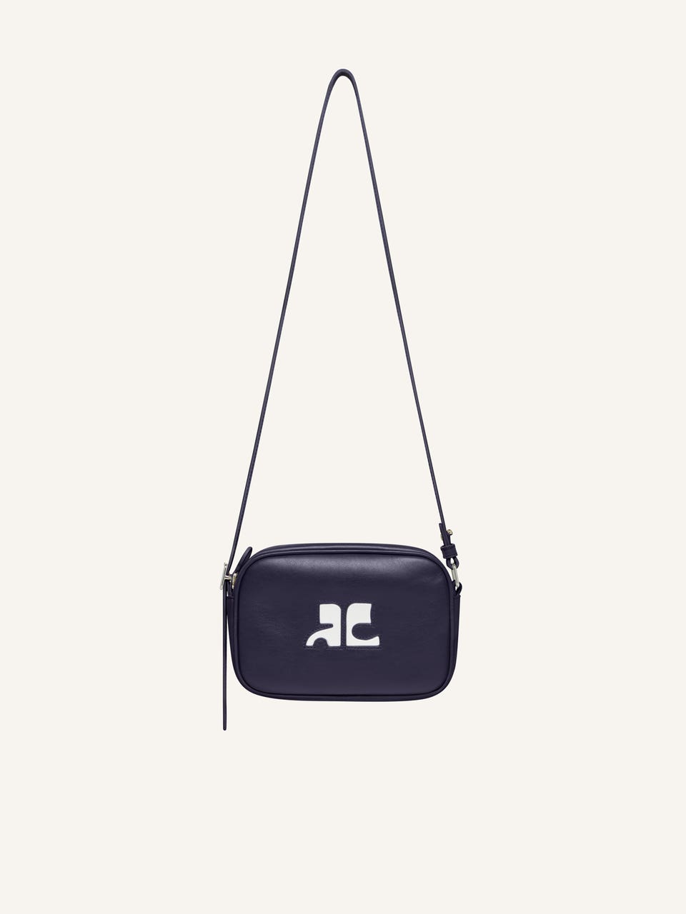 courrèges SAC CAMERA RÉÉDITION EN CUIR LISSE