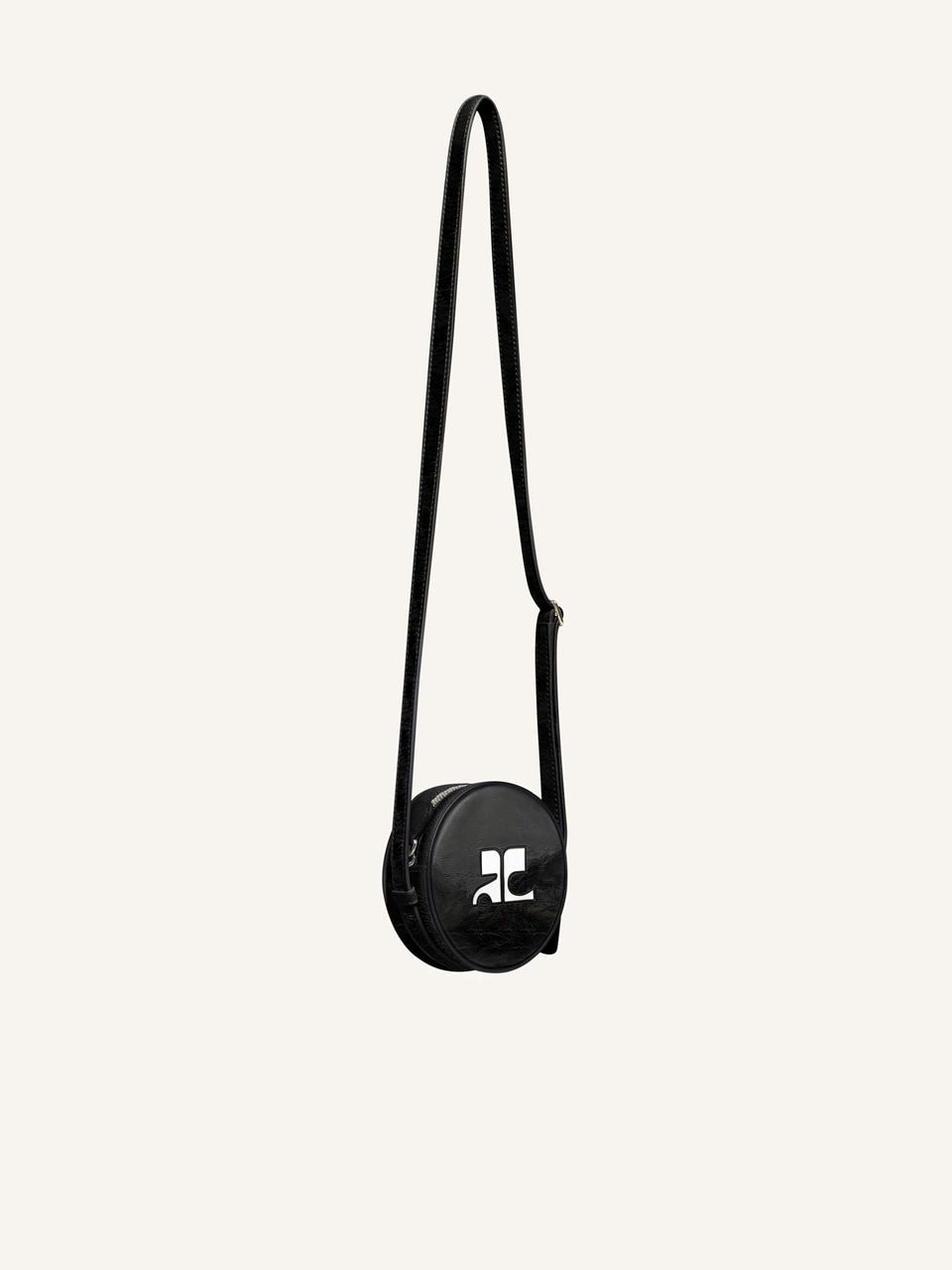 Courrèges SAC CERCLE RÉÉDITION EN CUIR NAPLACK