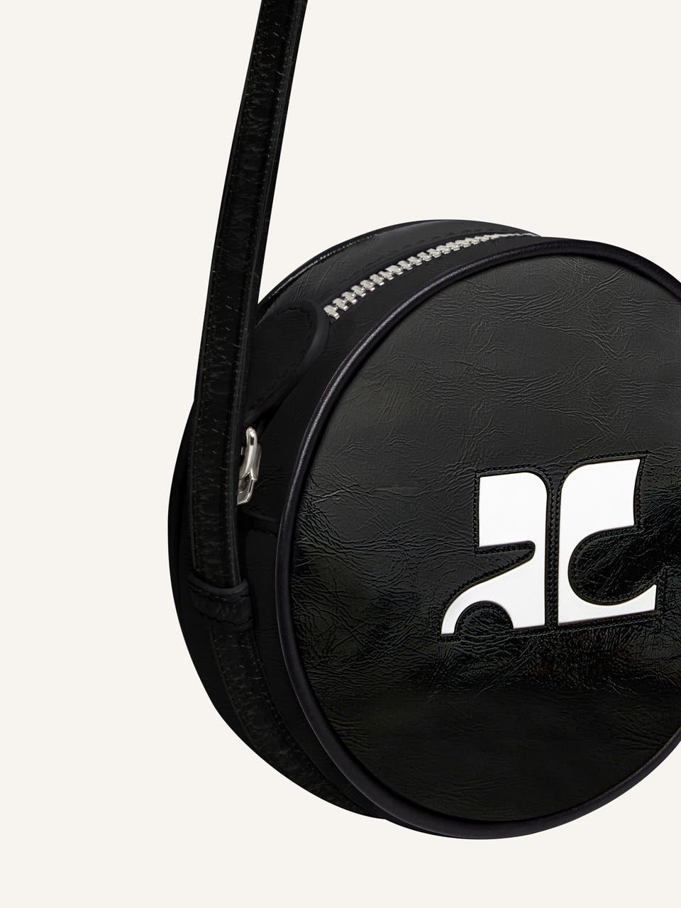 Courrèges SAC CERCLE RÉÉDITION EN CUIR NAPLACK