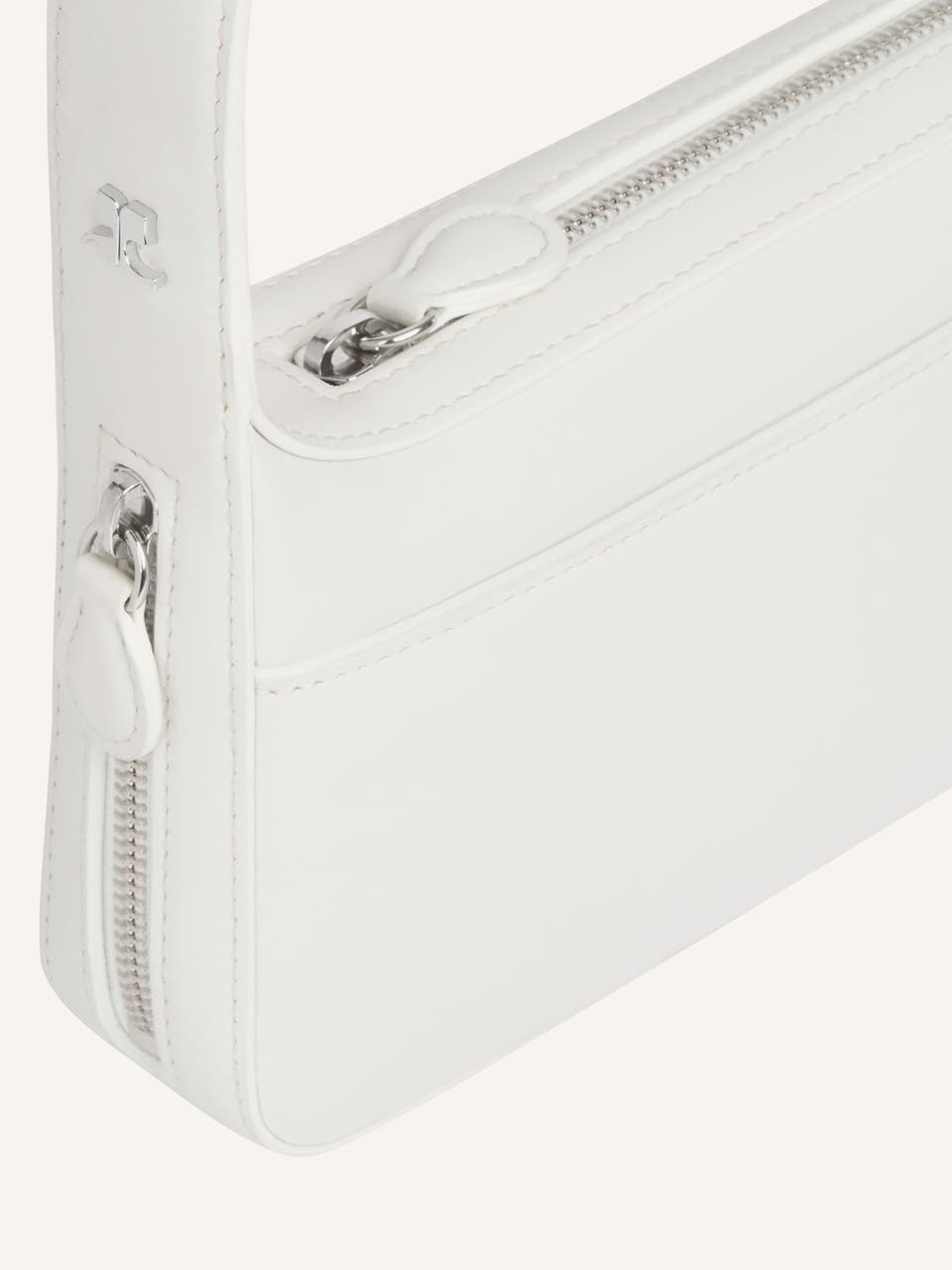 Courrèges SAC RACER EN CUIR LISSE