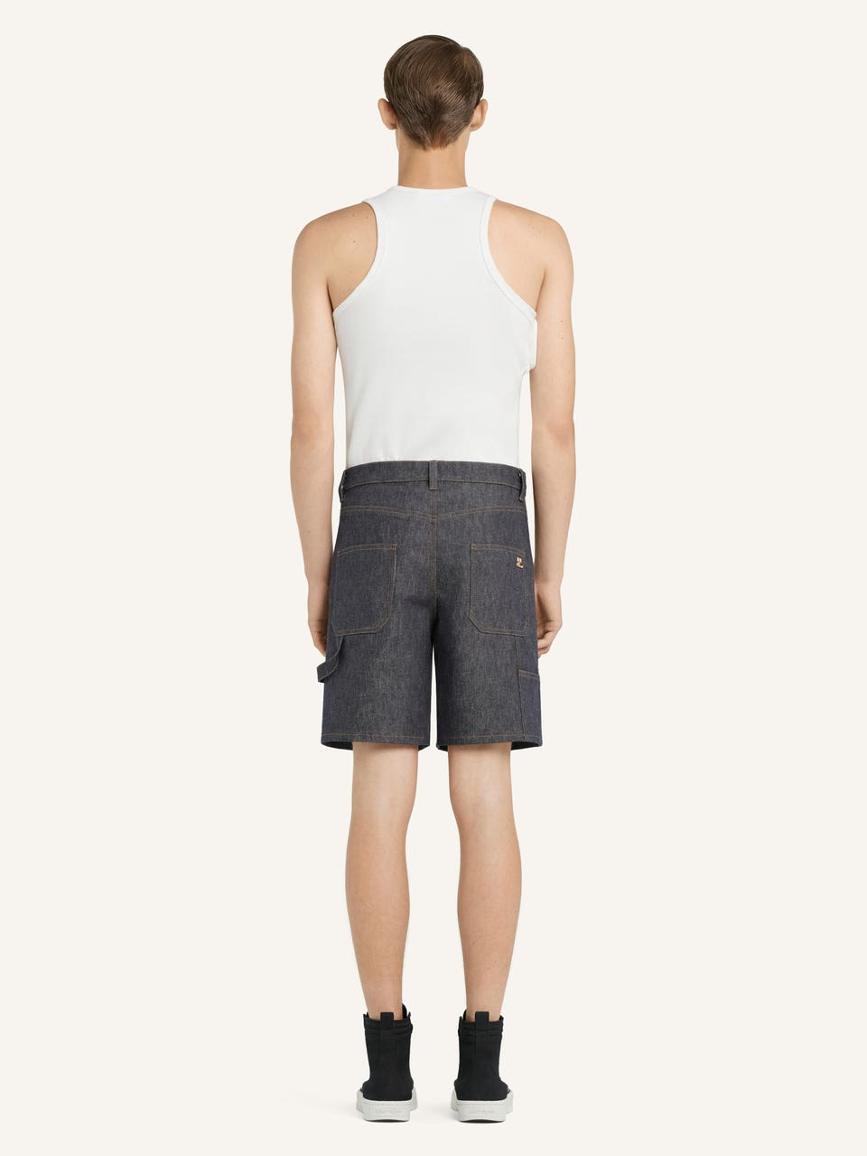 Courrèges SHORT HAMMER EN TWILL