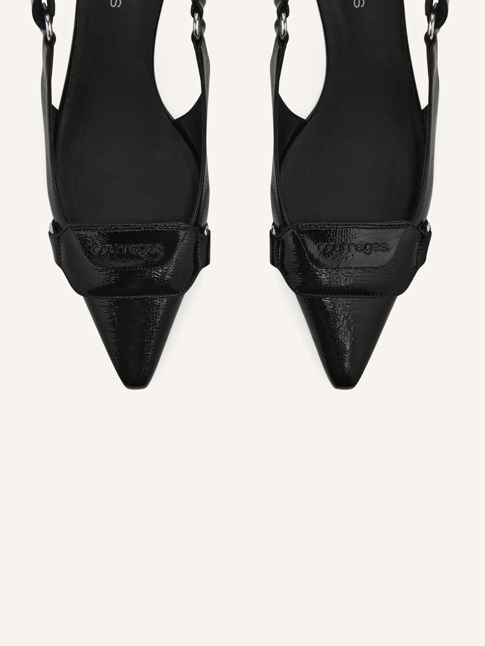 Courrèges SLINGBACKS RACER EN VINYLE