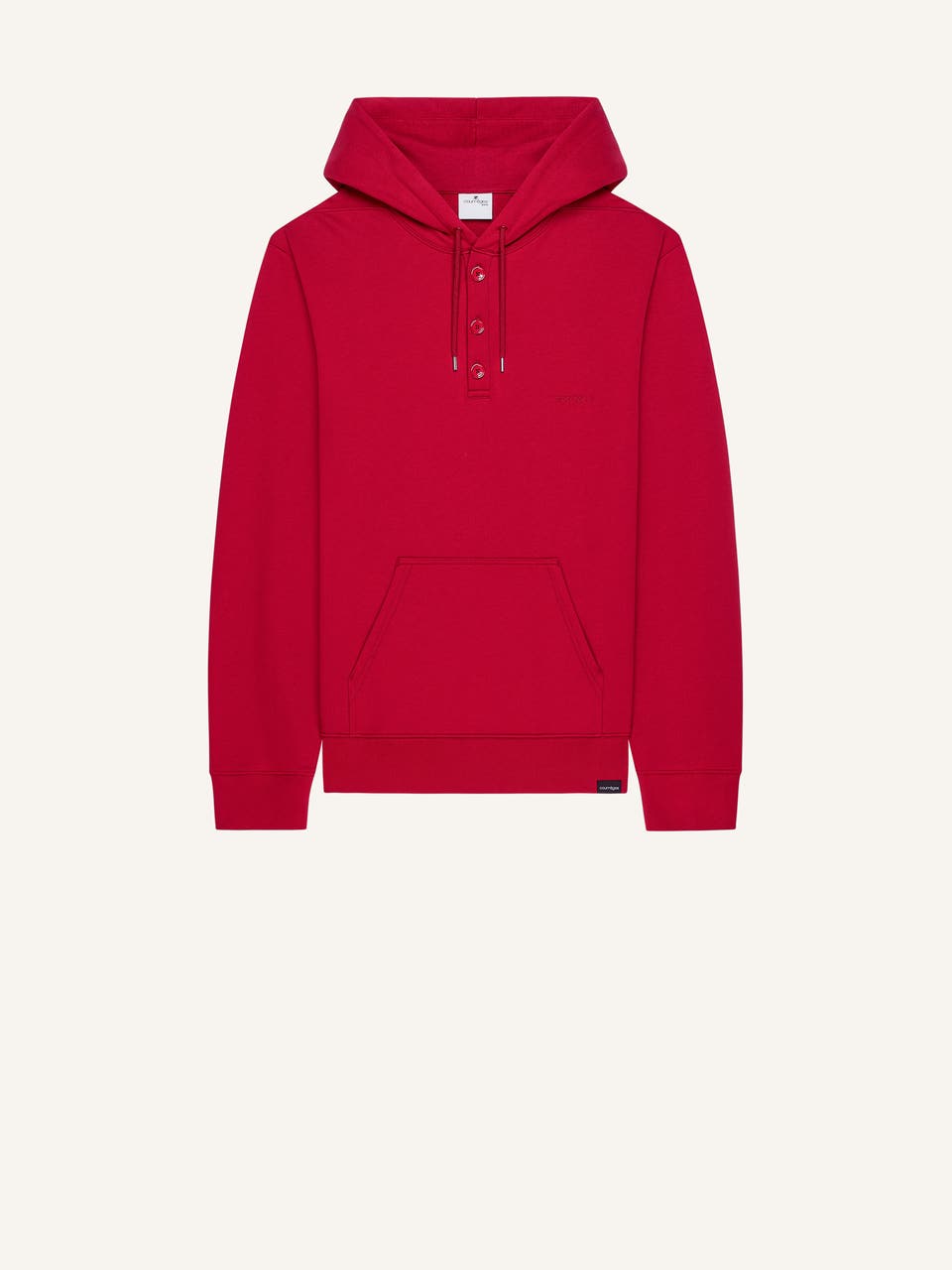 courrèges SWEAT À CAPUCHE BOUTONNÉ