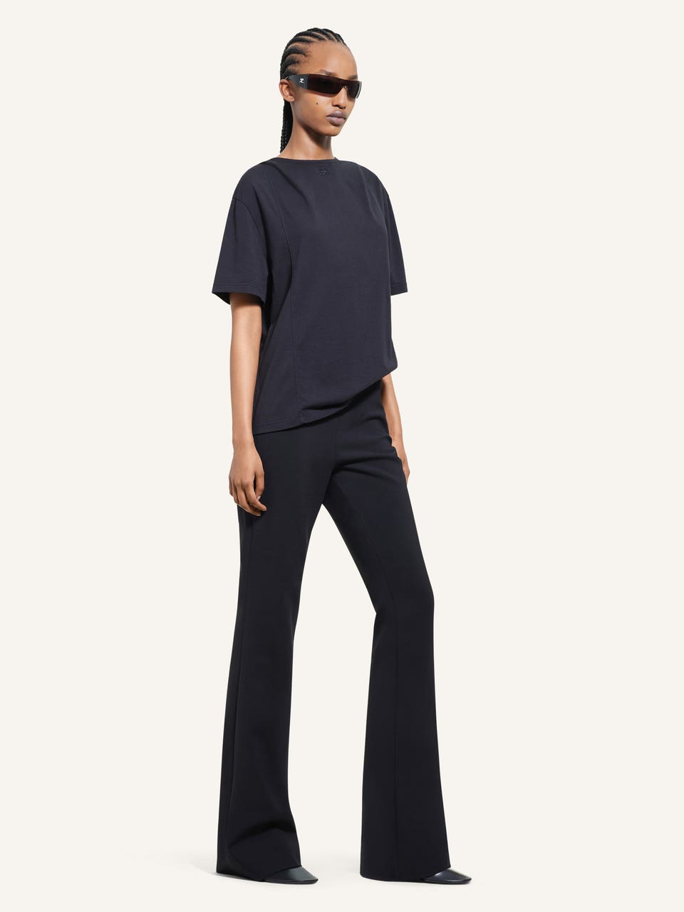 Courrèges T-SHIRT À CAPUCHE