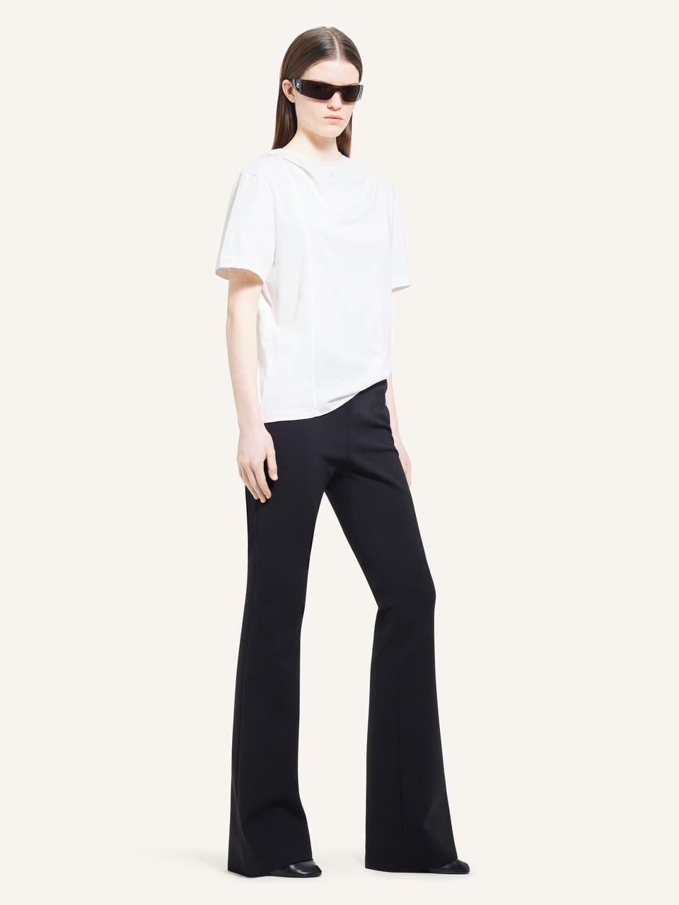 Courrèges T-SHIRT À CAPUCHE