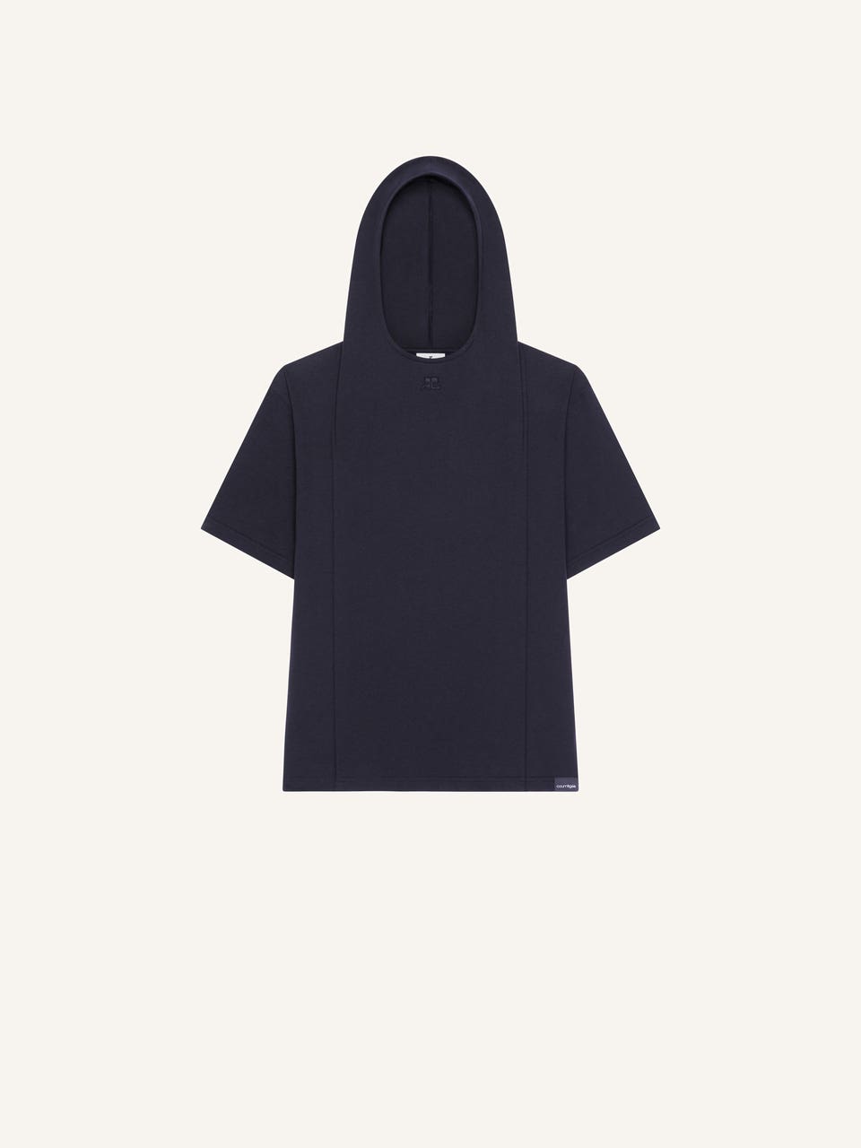 courrèges T-SHIRT À CAPUCHE