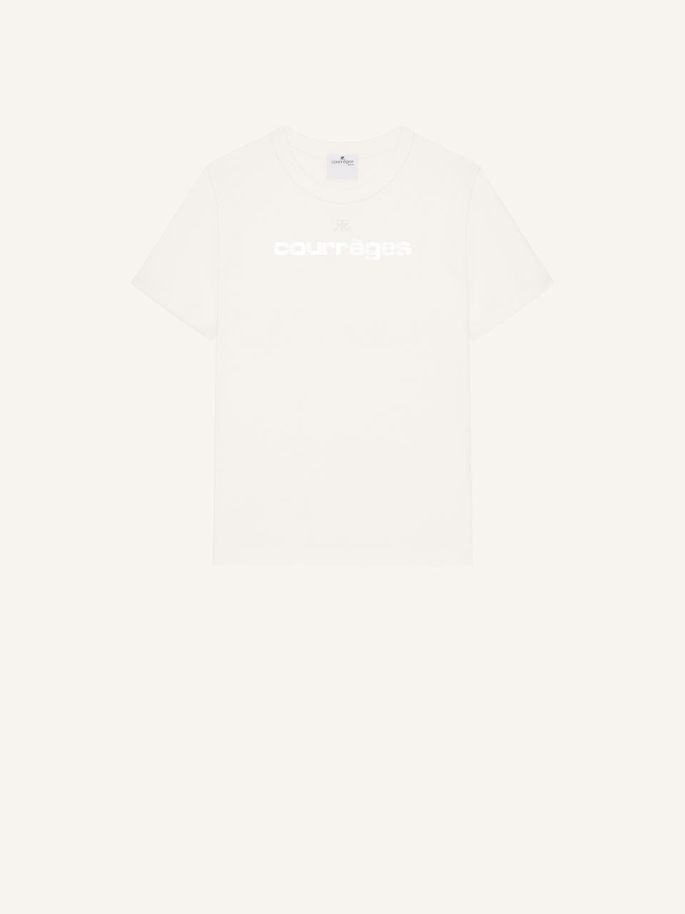 courrèges T-SHIRT AC IMPRIMÉ
