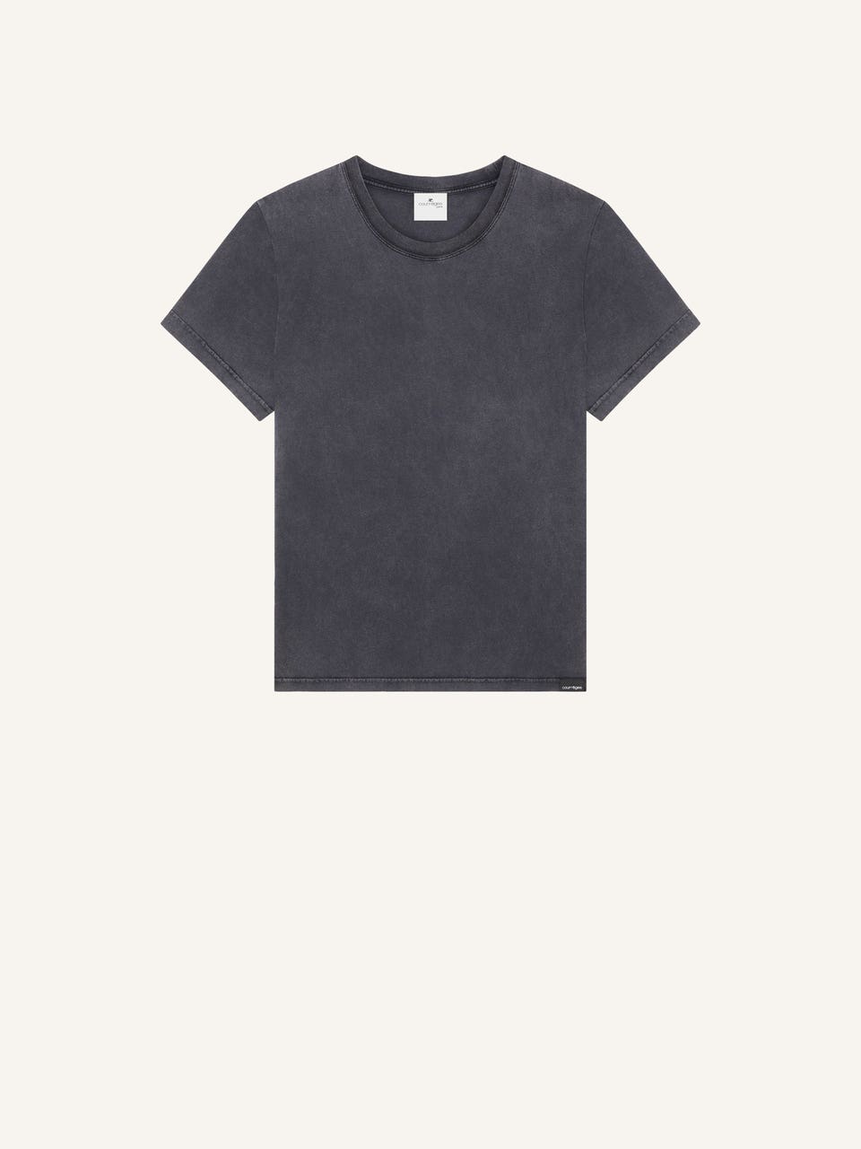 courrèges T-SHIRT AC STONEWASHED