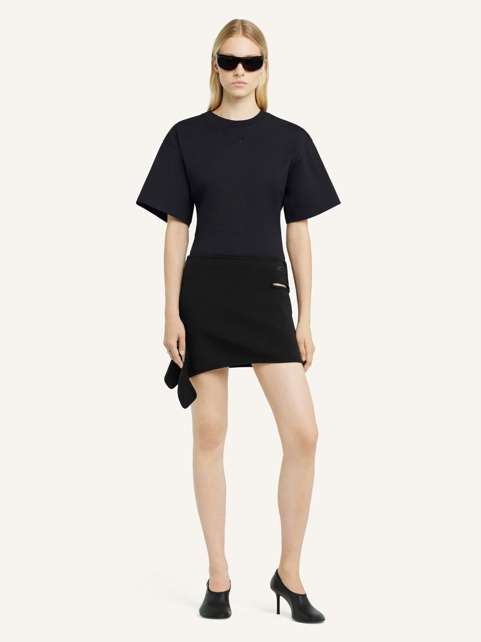 Courrèges T-SHIRT CINTRÉ