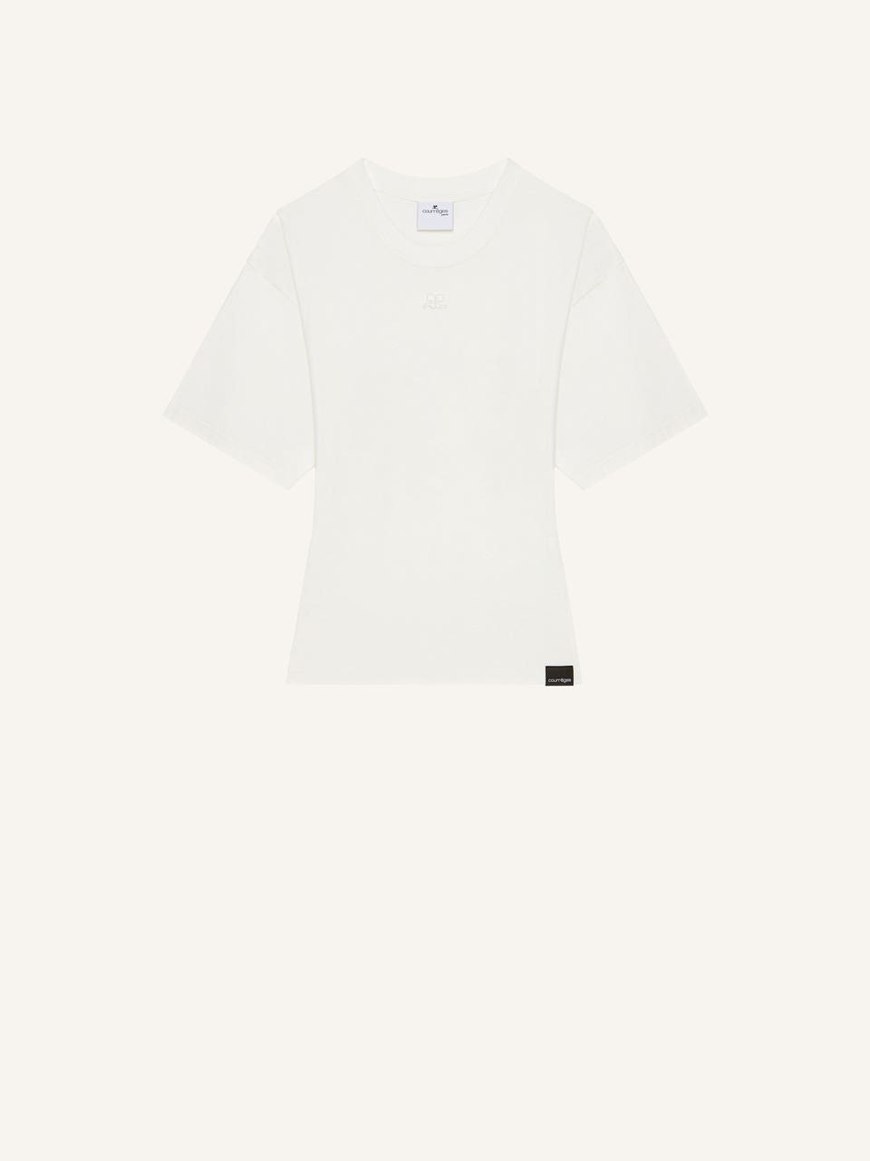 courrèges T-SHIRT CINTRÉ