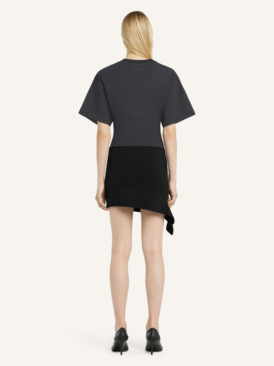 Courrèges T-SHIRT CINTRÉ STONEWASHED