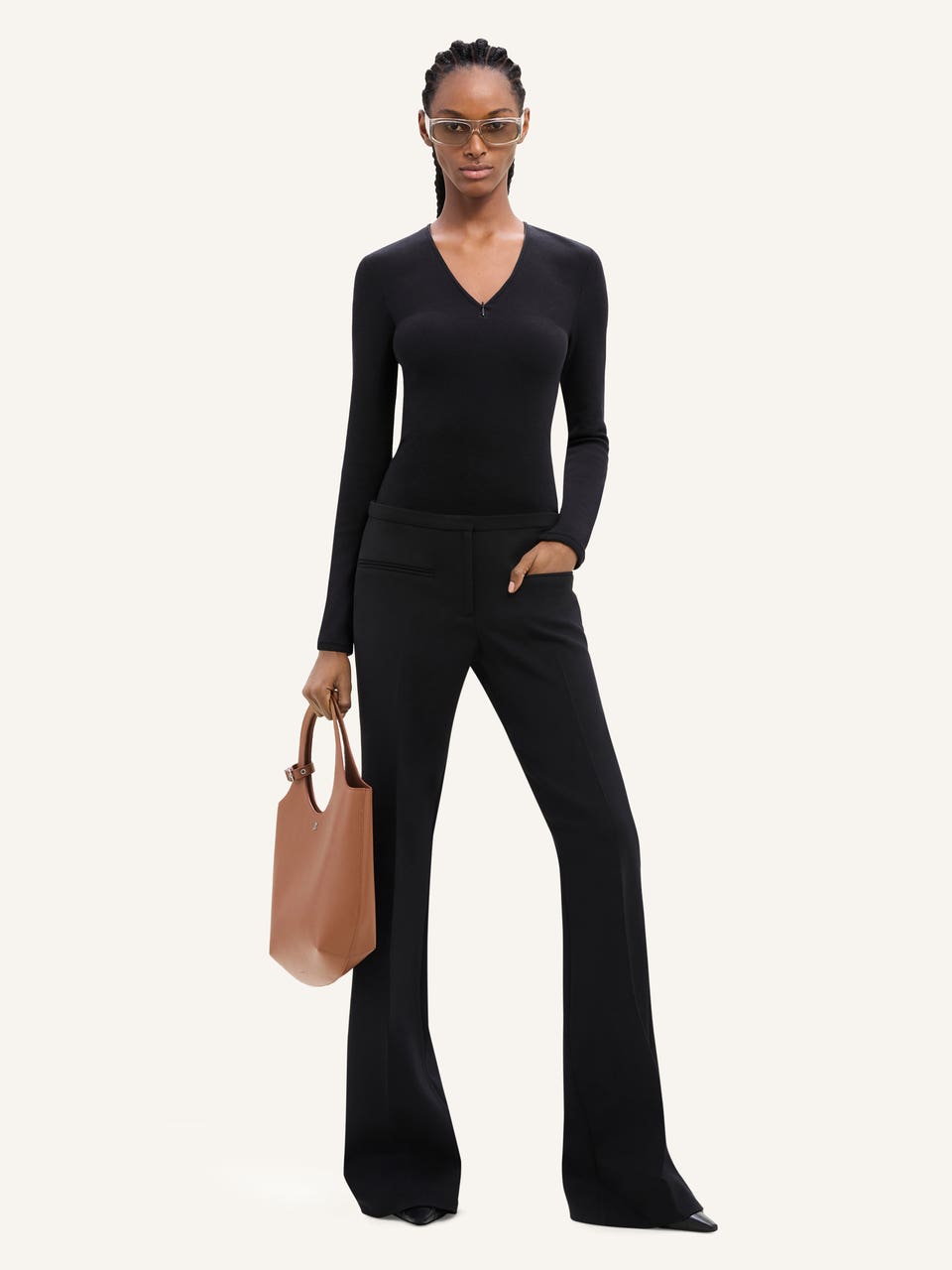 Courrèges T-SHIRT COL ZIPPÉ 90'S