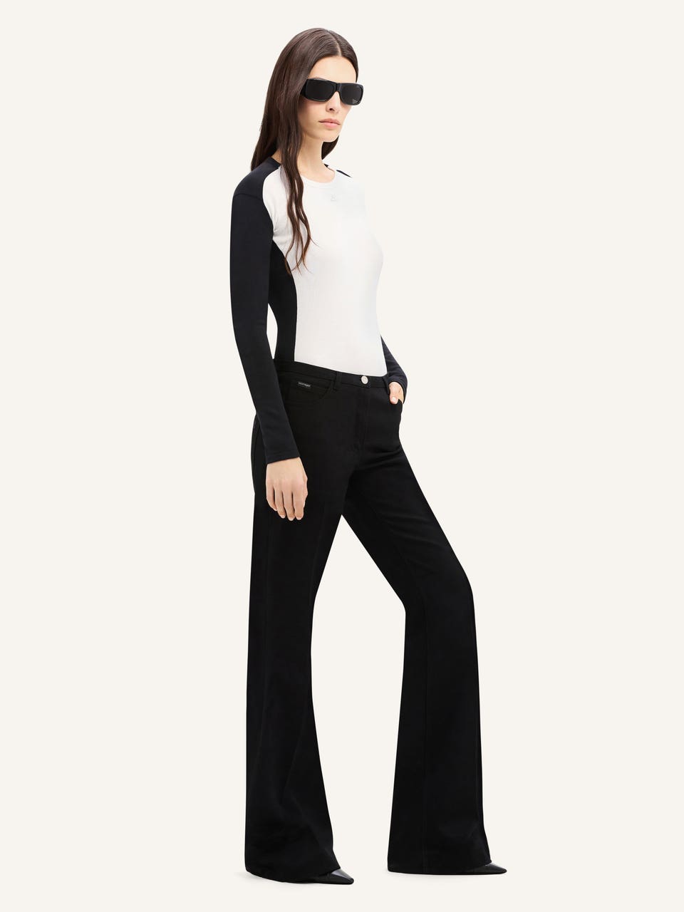 Courrèges T-SHIRT CONTRASTE