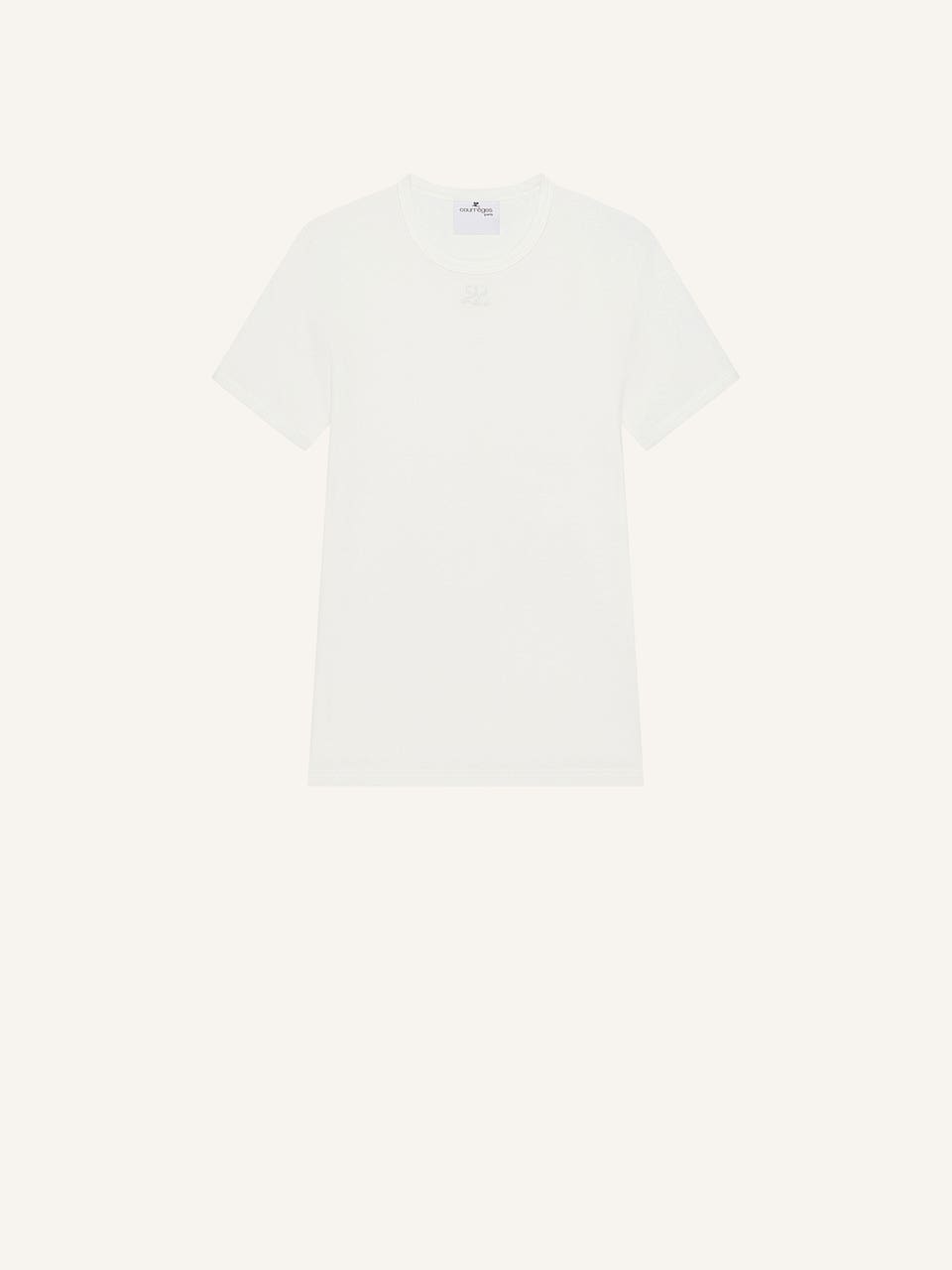 courrèges T-SHIRT CONTRASTE SIGNATURE