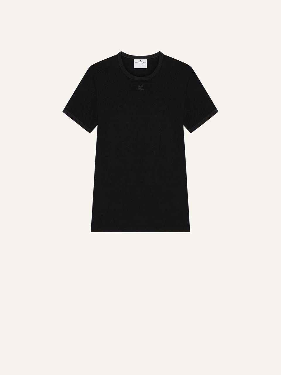 courrèges T-SHIRT CONTRASTE SIGNATURE
