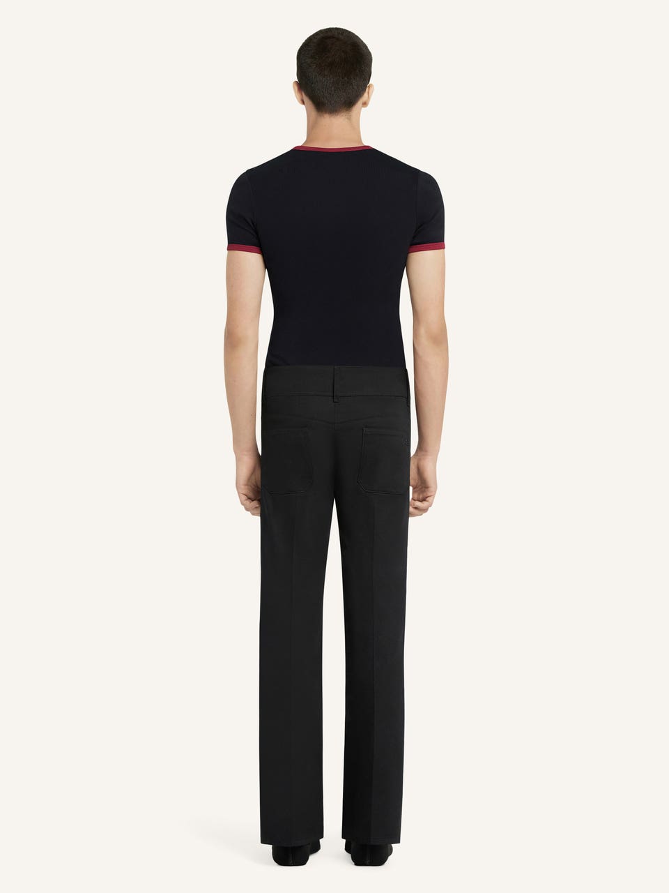 Courrèges T-SHIRT CONTRASTE SIGNATURE