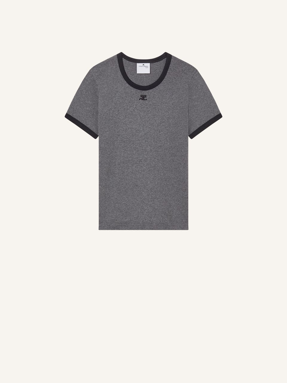 courrèges T-SHIRT CONTRASTE SIGNATURE