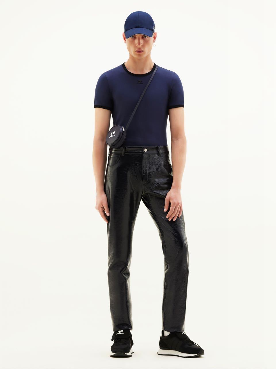 Courrèges T-SHIRT CONTRASTE SIGNATURE