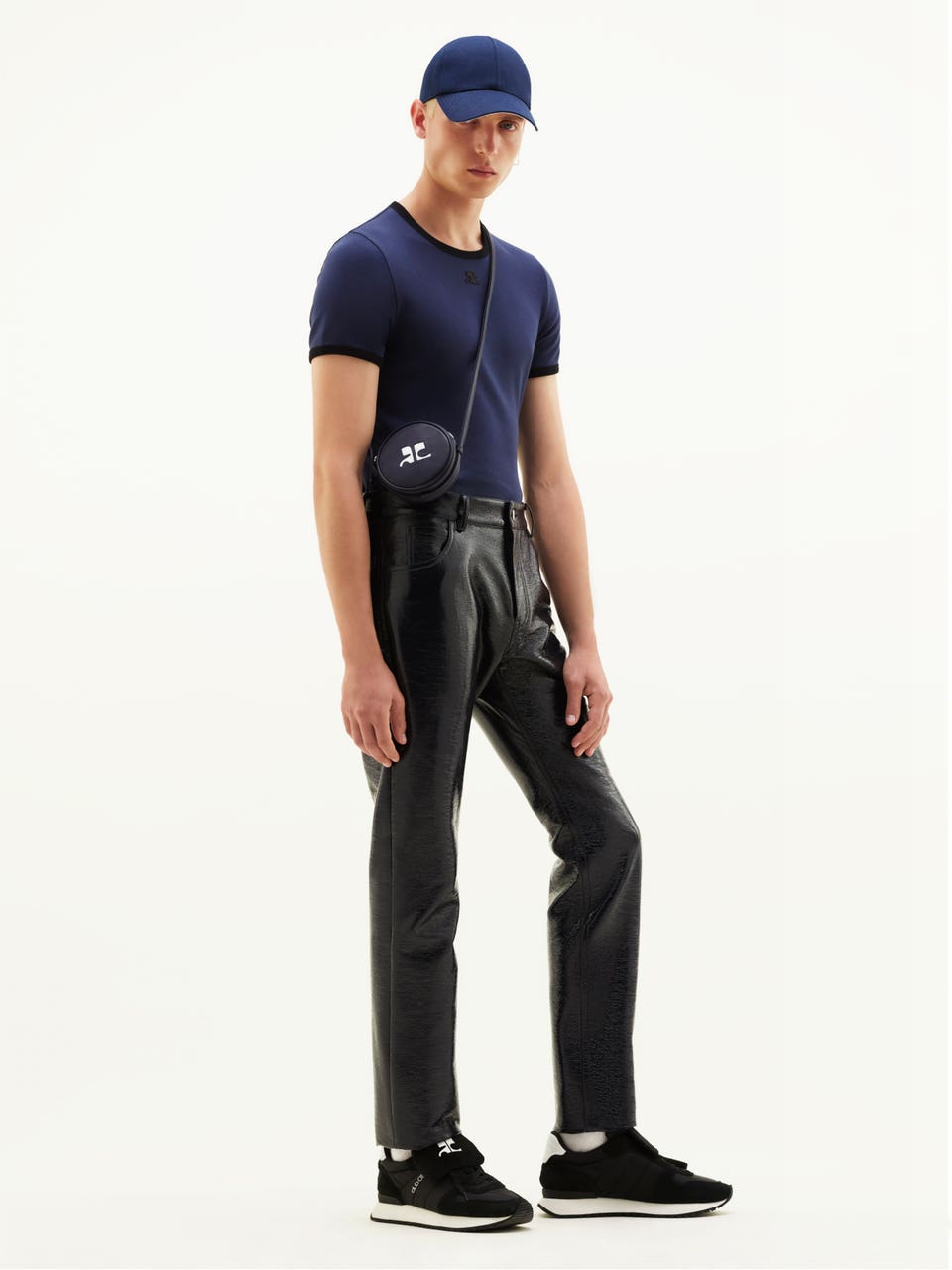 Courrèges T-SHIRT CONTRASTE SIGNATURE