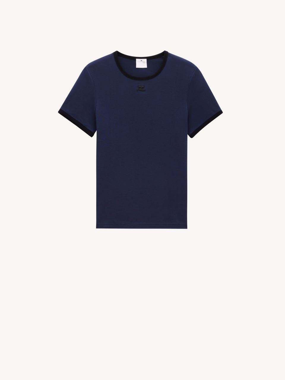 courrèges T-SHIRT CONTRASTE SIGNATURE