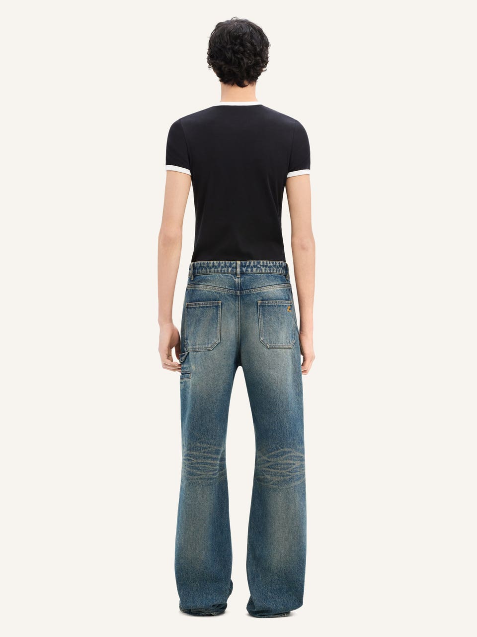 Courrèges T-SHIRT CONTRASTE SIGNATURE