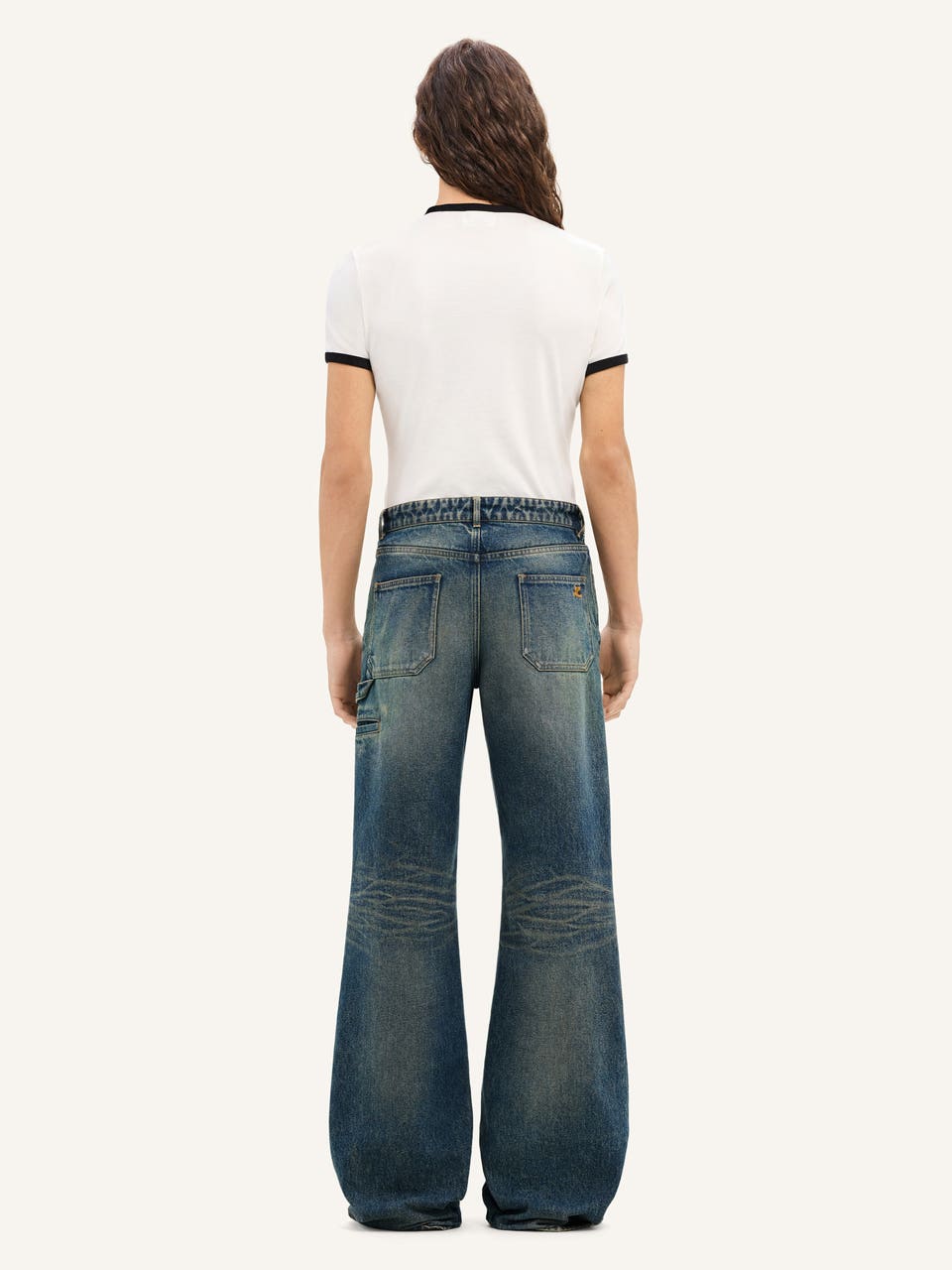 Courrèges T-SHIRT CONTRASTE SIGNATURE