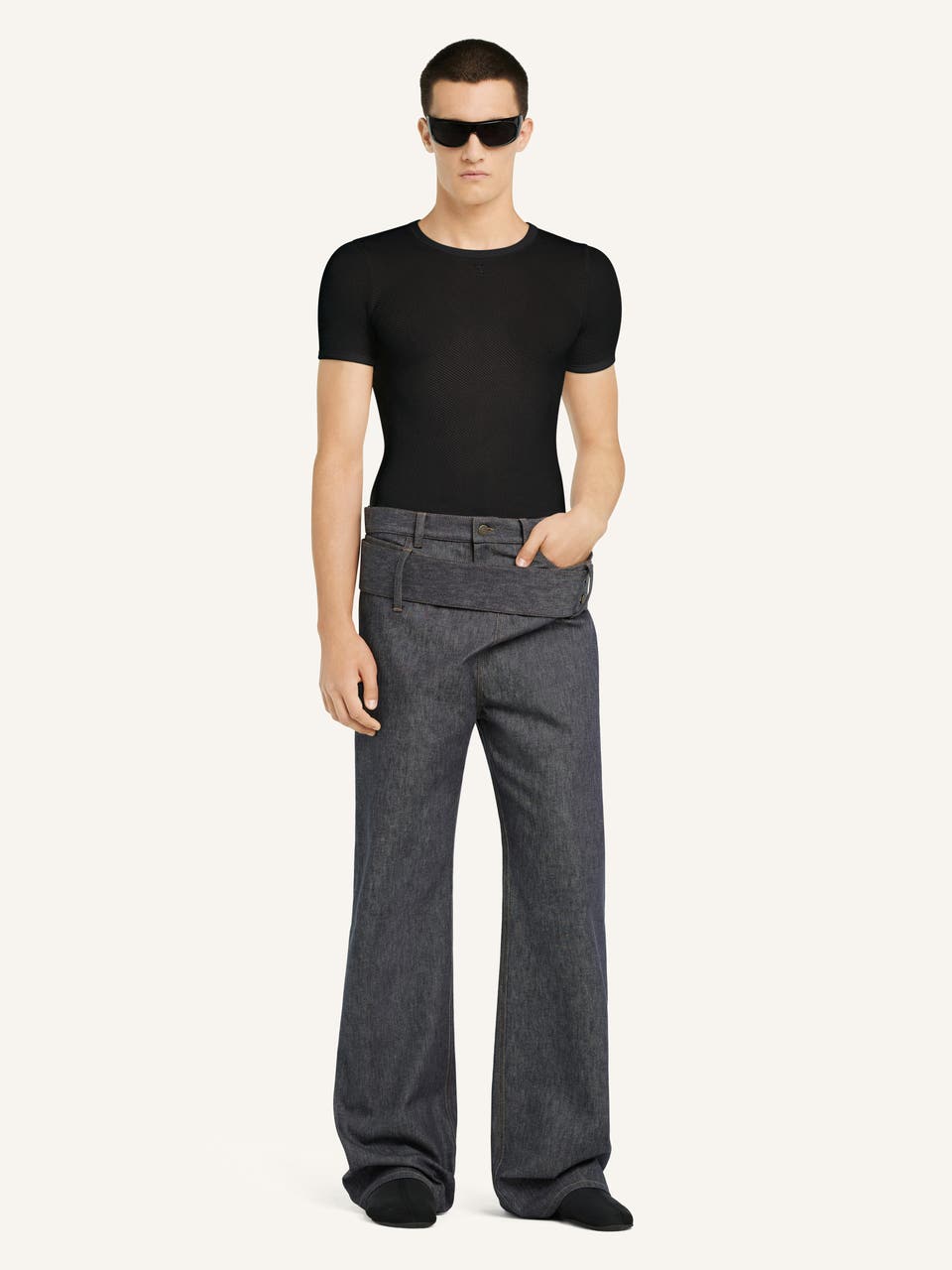 Courrèges T-SHIRT EN MESH